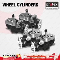 4x Front Protex Wheel Cylinders for Hino Rainbow RB Ranger FC FD BC 1980-1995