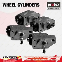 4x Front Protex Wheel Cylinders for Hino KL KL300 KL340 5.0L 1979-1984 20" Rims