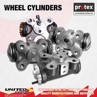 4x Rear Protex Wheel Cylinders for Hino GD GD174K GD176K 6.4L 1983-1986