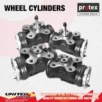 4x Rear Protex Wheel Cylinders for Hino Ranger 500 FC FC3J FC4J FC6J FD 2J 3W
