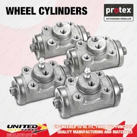 4x Rear Protex Wheel Cylinders for Isuzu SBR SBR422 5.4L 6BB1 1979-1981