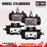 4x Rear Protex Wheel Cylinders for Isuzu JCR420 JCR500 JCR500S 5.8L 1978-1989