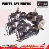 4x Rear Protex Wheel Cylinders for Isuzu FSR450 FSR500 FSR650 Journey MR112