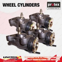 4x Front Protex Wheel Cylinders for Isuzu NPR300 NPR400 NPR59 3.9L 1986-1994
