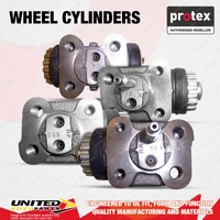 4x Front Protex Wheel Cylinders for Nissan UD MK 11 MKB8EL 7.0L 2011-On