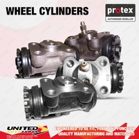 4x Front Protex Wheel Cylinders for Isuzu NPS250 NPS300 NPS450 NPS45-155 NPS75