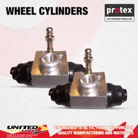 2x Rear Protex Wheel Cylinders for Volkswagen Polo 6R 1.4L CGGB 2012-2014
