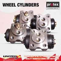 4x Rear Protex Wheel Cylinders for Toyota Dyna 150 LY60 LY61 2.4L 2.8L 1985-1995