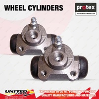 2x Rear Protex Wheel Cylinders for Peugeot 306 N5 1.9L 01/1999-05/2000