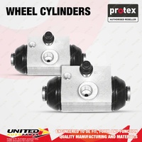 2x Rear Protex Wheel Cylinders for Citroen C2 C3 1.4L 1.6L TU3J TU5J 2002-2010