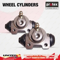 2x Rear Protex Wheel Cylinders for Renault Clio MKII X65 MKIII X85 1.4L 1.6L