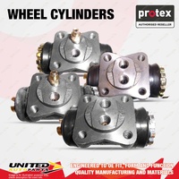 4x Rear Protex Wheel Cylinders for Toyota Dyna 150 LY211 2.8L 05/1995-08/2001
