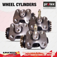 4x Front Protex Wheel Cylinders for Isuzu NQR450 NQR70 4.8L 4HE1-XS 1998-2005