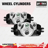 2x Rear Protex Wheel Cylinders for Mitsubishi Outlander ZE Pajero IO QA Airtrek