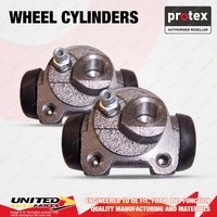 2x Rear Protex Wheel Cylinders for Chrysler Neon JB 2.0L 99-02 Ball Flare No Pip