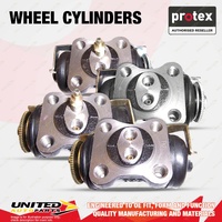 4x Rear Protex Wheel Cylinders for Toyota Coaster BB50 XZB50 Dyna BU212 XZU402