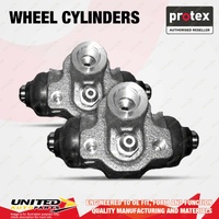 2x Rear Protex Wheel Cylinders for Honda Jazz GD GD1 GD3 1.3L 1.5L 2002-2008