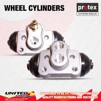 2x Rear Protex Wheel Cylinders for Mitsubishi Triton ML MN Without ABS