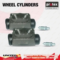 2x Rear Protex Wheel Cylinders for Ford Ka TA TB 1.3L BL13EFI 1999-2003