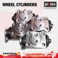 4x Rear Protex Wheel Cylinders for Nissan Civilian W40 W41 3.3L 4.2L 1982-2004