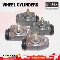 4x Front Protex Wheel Cylinders for Kia Ceres KW52 CSB112 CSB212 2.4L 1997-2000