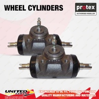 2x Rear Protex Wheel Cylinders for DAF LF45 5.9L CE I6 12v RWD MT 1992-2001