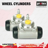 2x Rear Protex Wheel Cylinders for Renault Kangoo Integral X76 1.6L 2004-2010