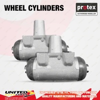 2x Rear Protex Wheel Cylinders for Nissan Navara D23 NP300 2.3L 2015-On 25.40mm