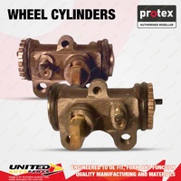 2x Rear Protex Wheel Cylinders for Hino GT GT175 Ranger FF FF17 6.4L 6.7L