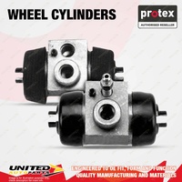 2x Rear Protex Wheel Cylinders for Bedford CF 280 350 2.3 2300 1972-1977 20.32mm