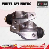 2x Front Protex Wheel Cylinders for Bedford CF 280 350 2.3L 2300 22.22mm Drum