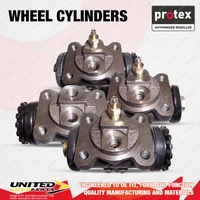 4x Rear Protex Wheel Cylinders for Isuzu KT25 KT26 3.3L 4BC1 4BC2 1981-1984