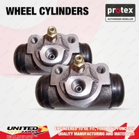 2x Rear Protex Wheel Cylinders for Nissan 120Y B210 1.2L A12 1974-1979 19.05mm