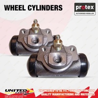 2x Rear Protex Wheel Cylinders for Toyota Hiace 50 60 70 100 110 Ser Hilux RN90