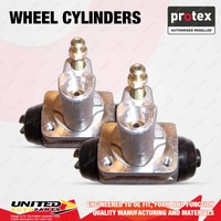 2x Rear Protex Wheel Cylinders for Nissan Skyline C210 R30 2.4L 1978-1985