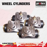 4x Rear Protex Wheel Cylinders for Toyota Dyna 200 BU20 BU32 BU36 RU20 RY31