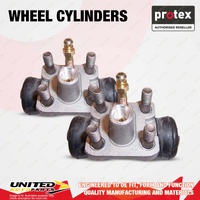 2x Rear Protex Wheel Cylinders for Nissan 720 Urvan E23 1.6L 1.8L 2.0L 2.2L 2.3L
