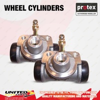 2x Rear Protex Wheel Cylinders for Nissan 720 1.8L 2.2L 2.5L 1979-1986 14.28mm