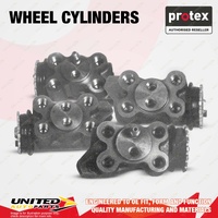4x Rear Protex Wheel Cylinders for Mazda E2000 2.0L VA I4 8V RWD 1974-1981