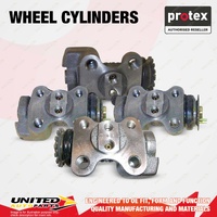 4x Rear Protex Wheel Cylinders for Mazda T4100 WE14T 4.1L ZB 1984-1990