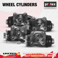 4x Front Protex Wheel Cylinders for Daihatsu Delta V20 V25 V34 V35 V54 V57 V67