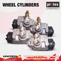 4x Front Protex Wheel Cylinders for Suzuki Hatch SS40V 0.5L F5A 1980-1985