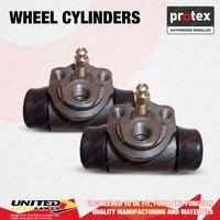 2x Rear Protex Wheel Cylinders for Toyota Corolla AE95 Tercel AL25 1.5L 1.6L
