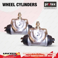 2x Rear Protex Wheel Cylinders for Nissan AD B11 Prairie M10 1.3L 1.5L 1982-1990