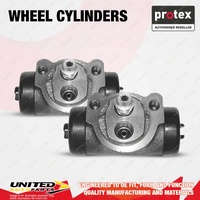 2x Rear Protex Wheel Cylinders for Mitsubishi Cordia AB AC 1.8L 1984-1989