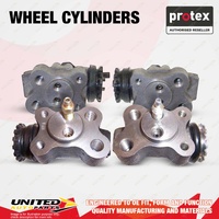 4 Front Protex Wheel Cylinders for Mazda T3500 T4000 T4100 T4600 3.5 4.0 4.1 4.6