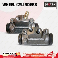 2x Rear Protex Wheel Cylinders for Mazda E1400 SSW04 1.5L D5 1984-1986