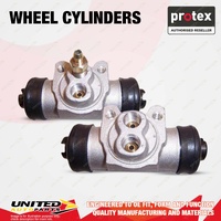 2x Rear Protex Wheel Cylinders for Holden Drover QB 1.3L G13A 1985-1987