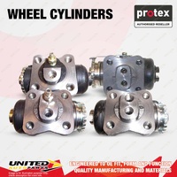 4x Front Protex Wheel Cylinders for Toyota Dyna 400 WU90 BU91 BU99 HU50 3.7 4.0