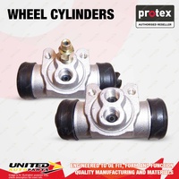 2x Rear Protex Wheel Cylinders for Holden Scurry YB 1.0L F10A 1985-1987